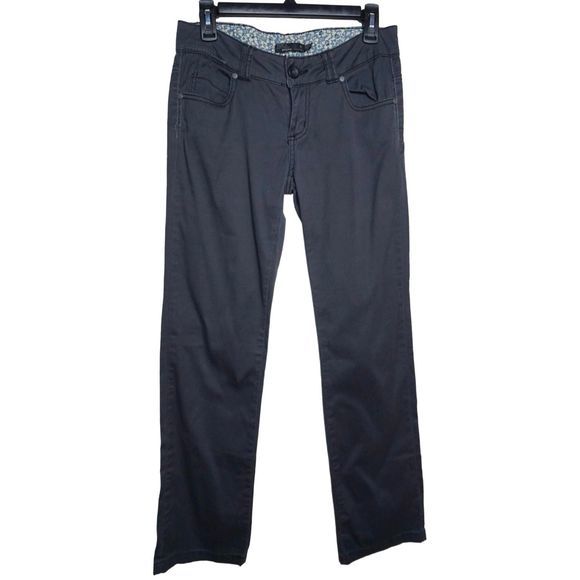 PrAna Briann Mid Rise Lightweight Hiking Fitted Pant Coal‎ Gray Sz 4 Women's - Picture 3 of 4